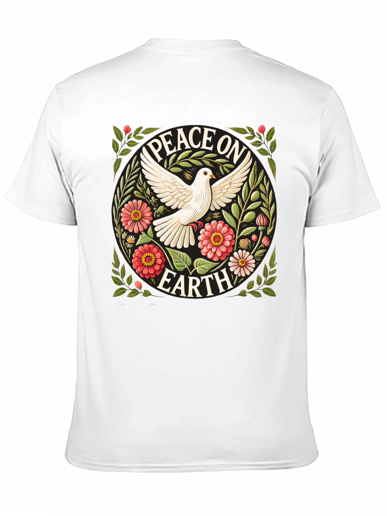 Peace on Earth Dove Graphic T-Shirt