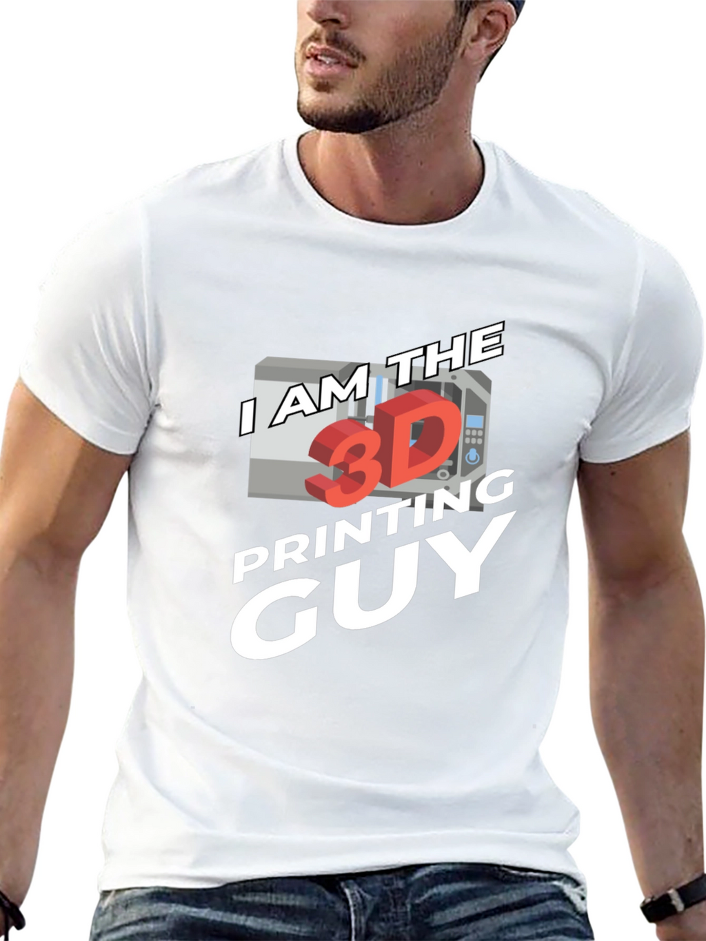 I am the 3D Printing Guy Black T-Shirt