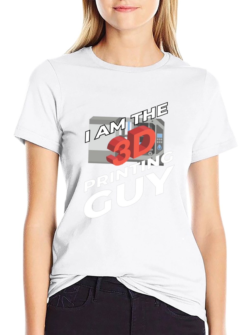 I am the 3D Printing Guy Black T-Shirt