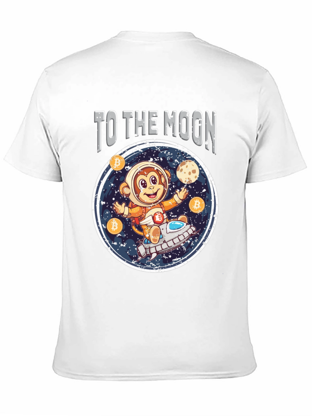 To the Moon Crypto Monkey T-Shirt