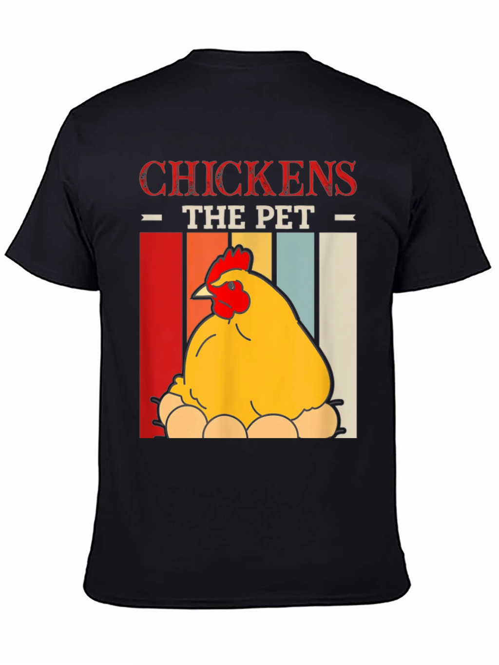 Chicken The Pet Graphic T-Shirt - Farm Animal Tee