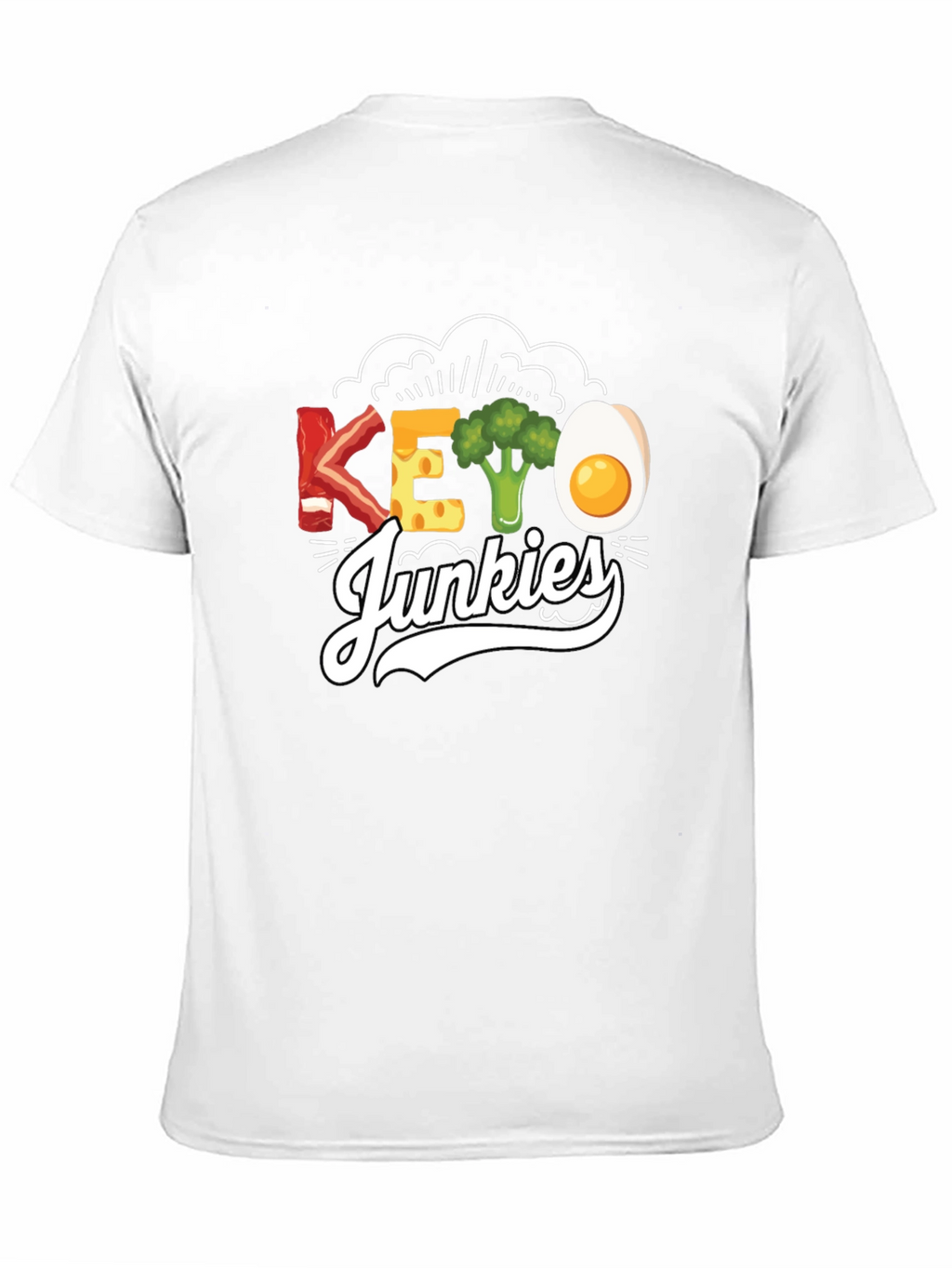 Keto Junkies Graphic Tee - Funny Diet T-Shirt