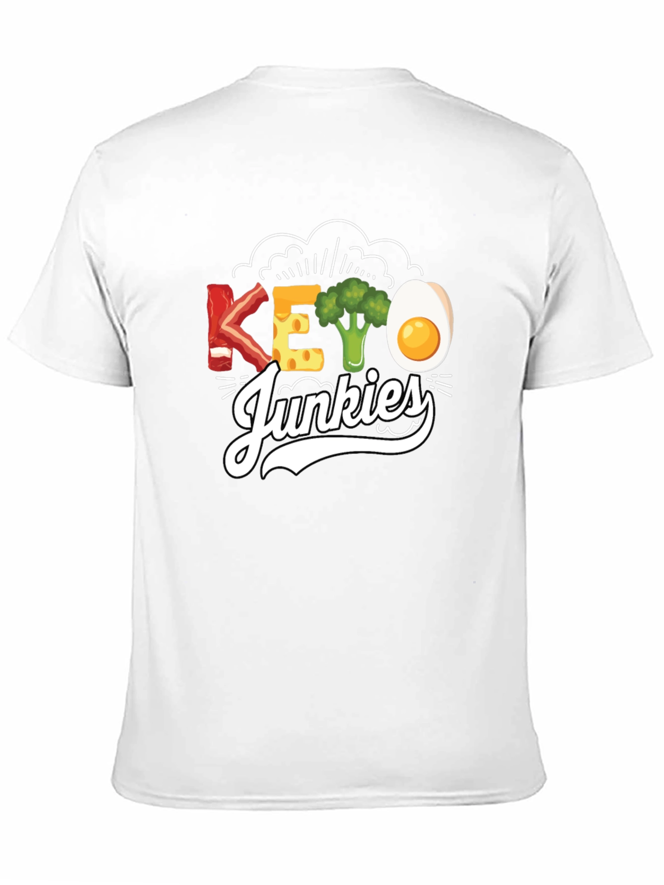 Keto Junkies Graphic Tee - Funny Diet T-Shirt