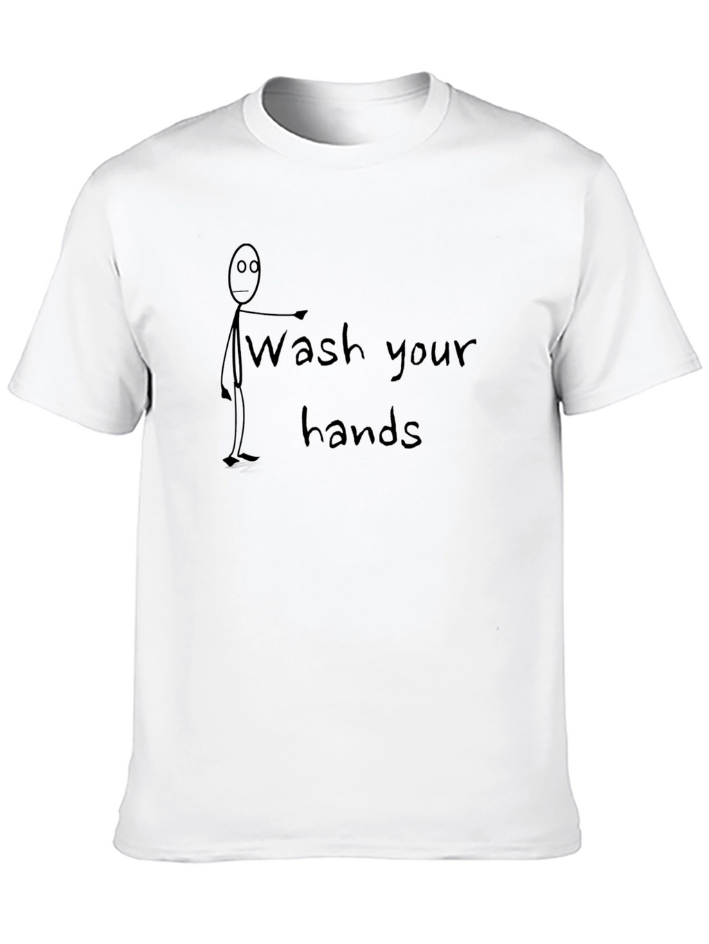 Wash Your Hands Graphic Tee - Stay Healthy
