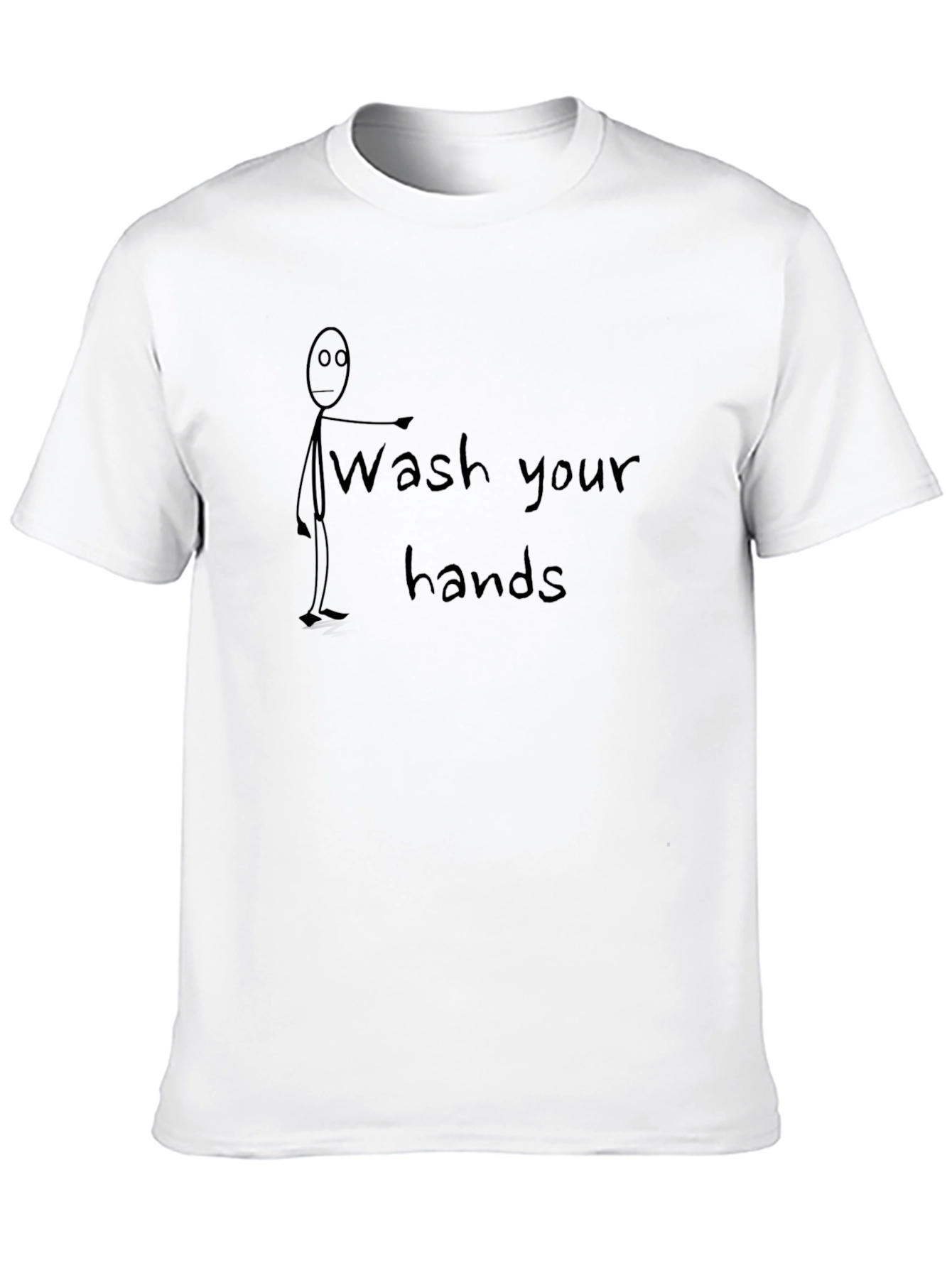Wash Your Hands Graphic Tee - Stay Healthy