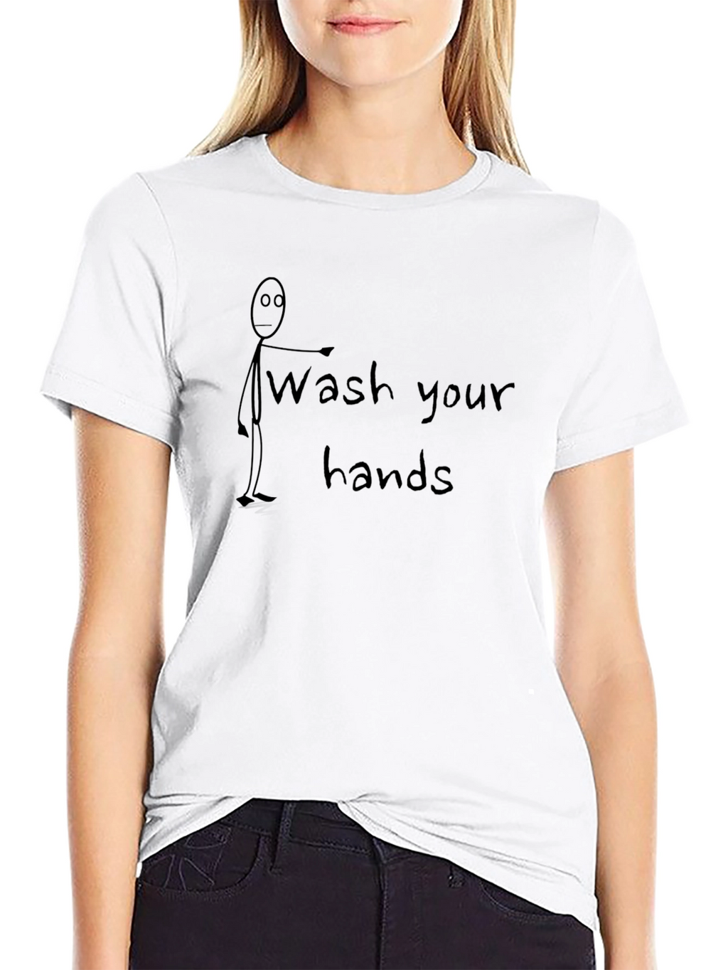 Wash Your Hands Graphic Tee - Stay Healthy