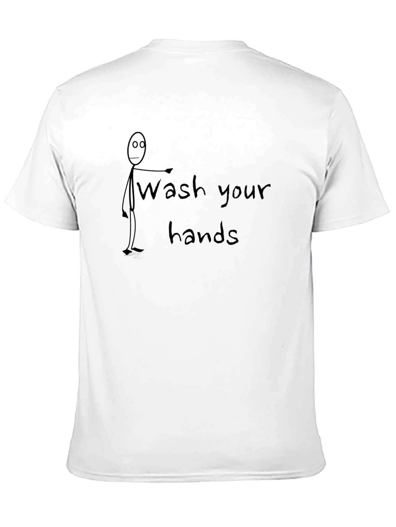Wash Your Hands Graphic Tee - Stay Healthy