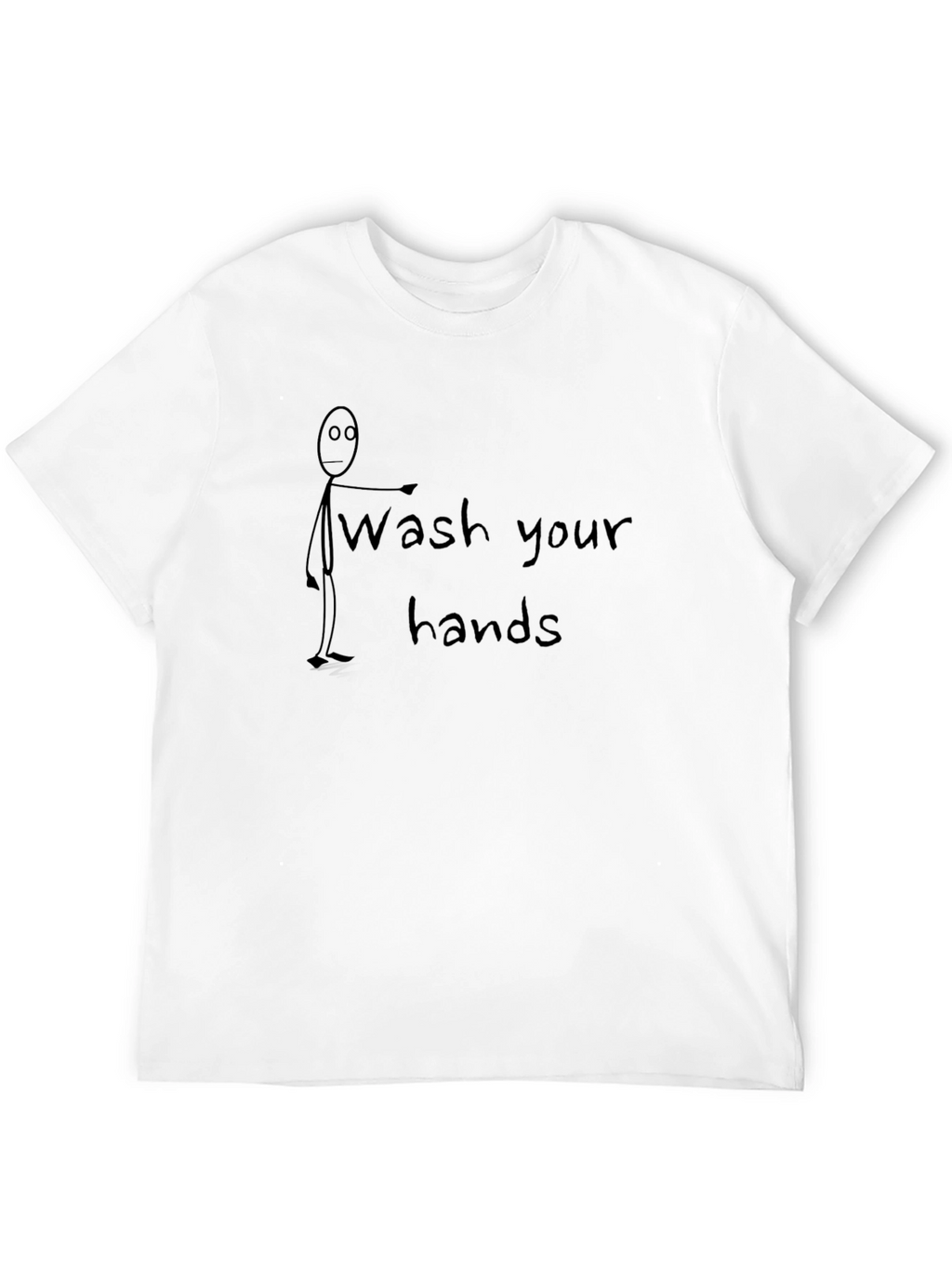 Wash Your Hands Graphic Tee - Stay Healthy