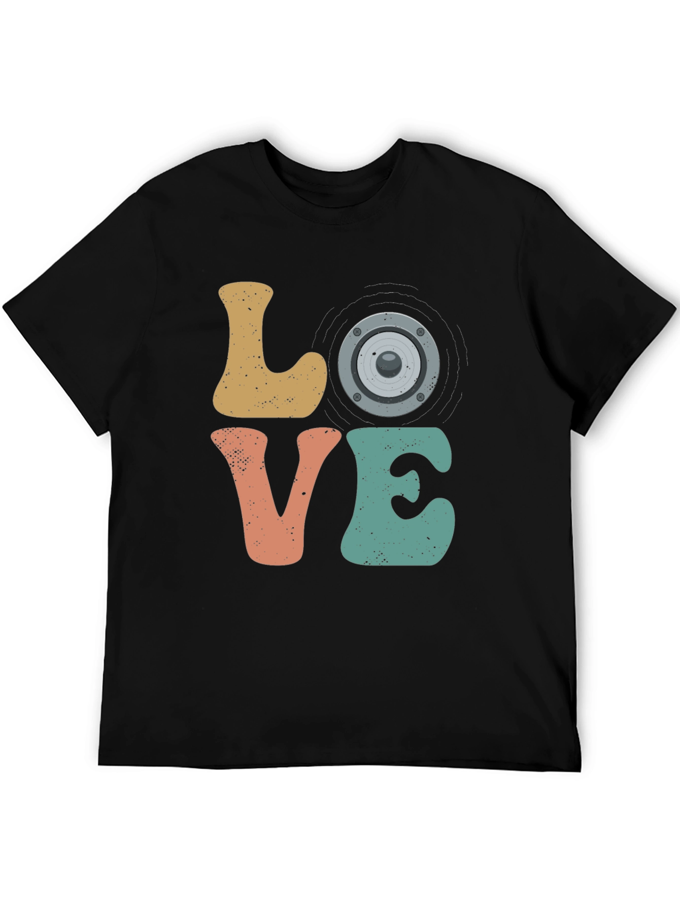 Retro Music Lover Graphic T-Shirt