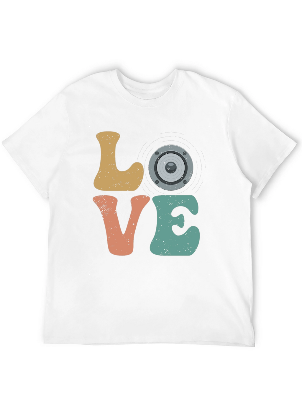 Retro Music Lover Graphic T-Shirt