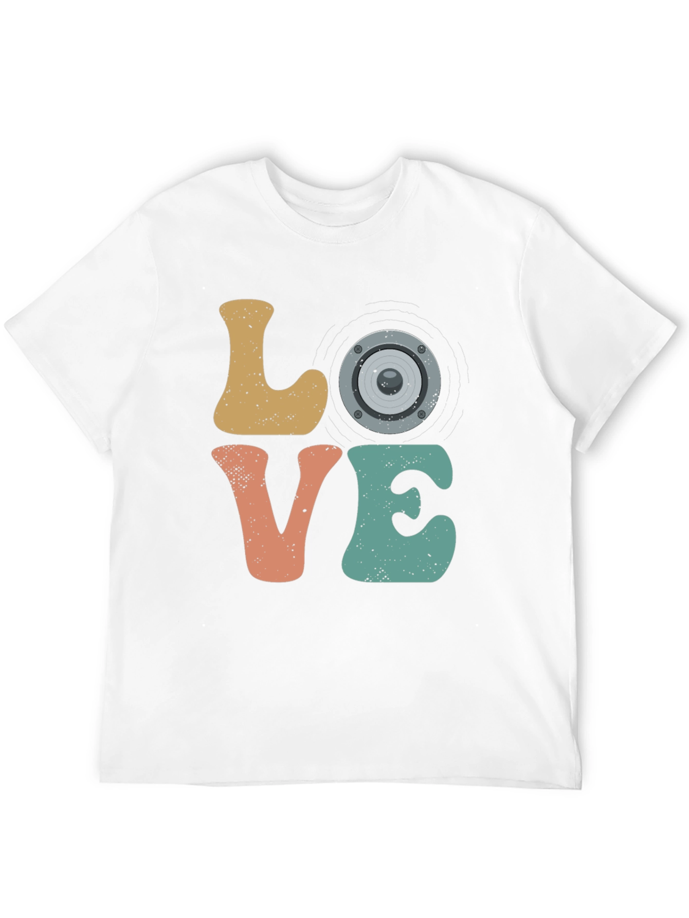 Retro Music Lover Graphic T-Shirt