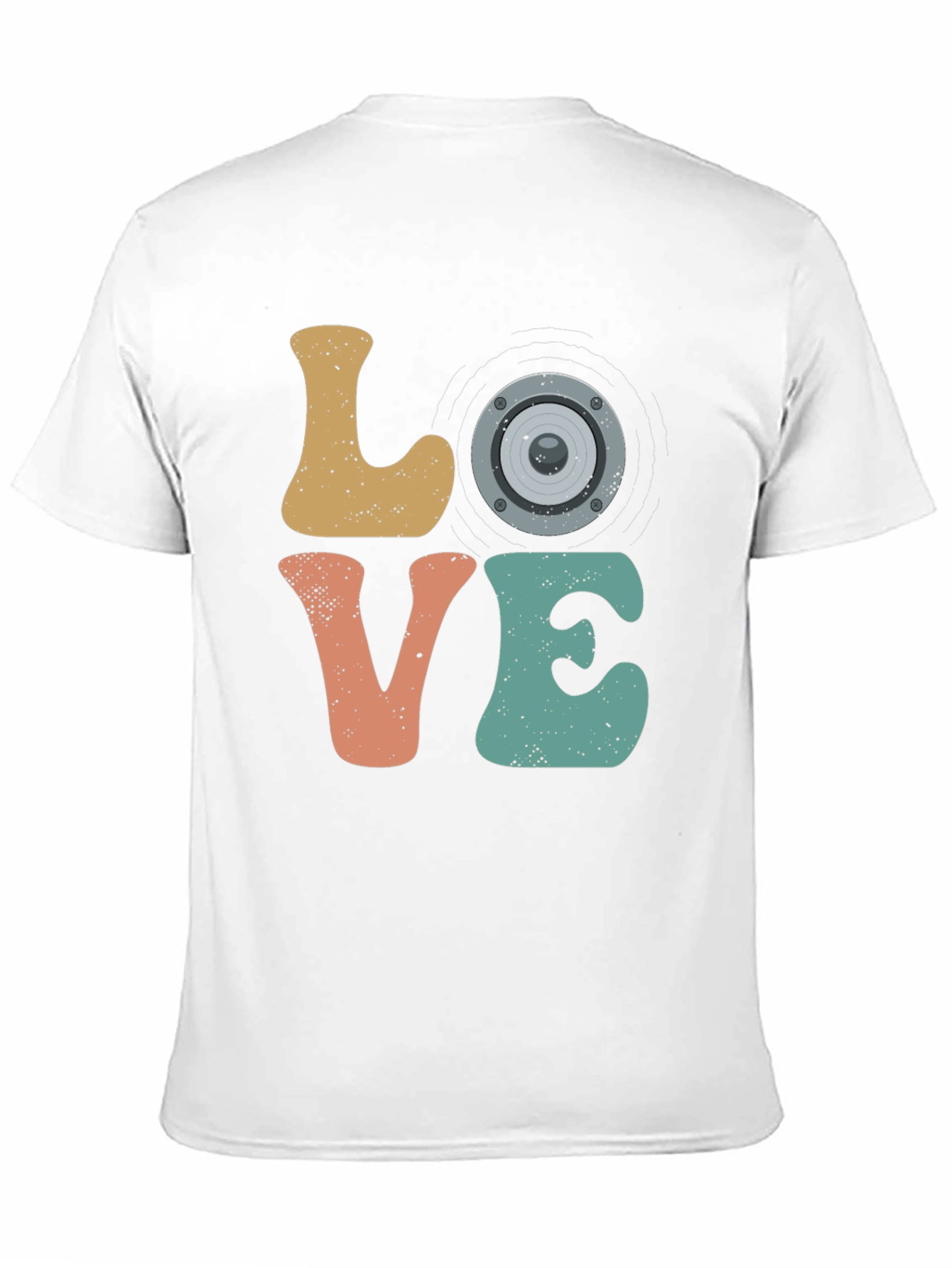 Retro Music Lover Graphic T-Shirt