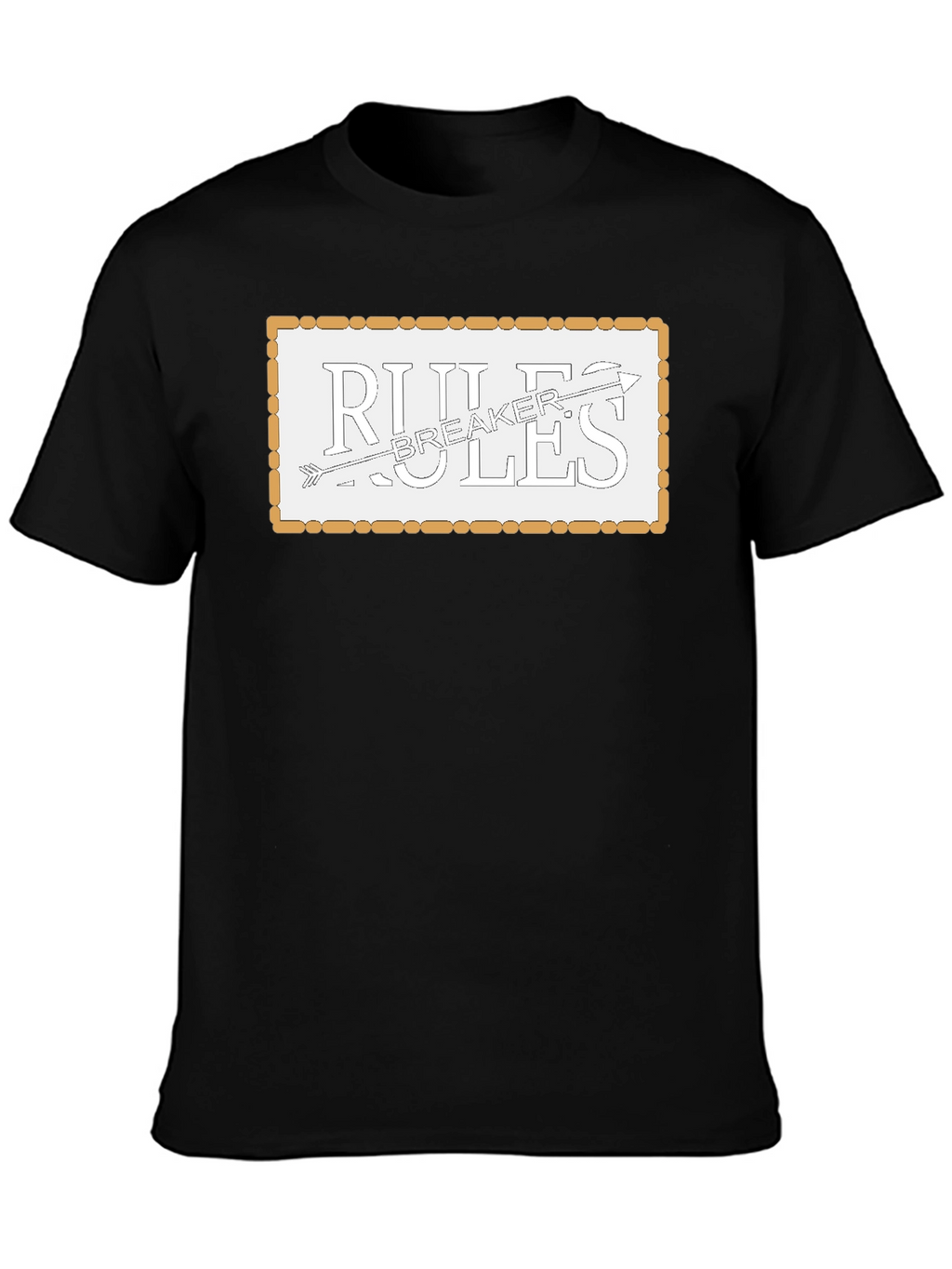 Rules Breaker Graphic Tee - Mens Black T-Shirt
