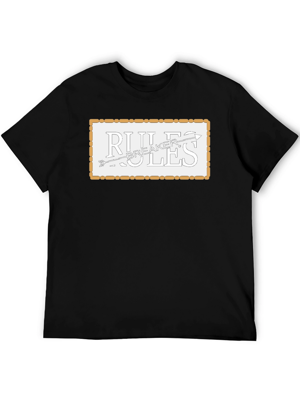 Rules Breaker Graphic Tee - Mens Black T-Shirt