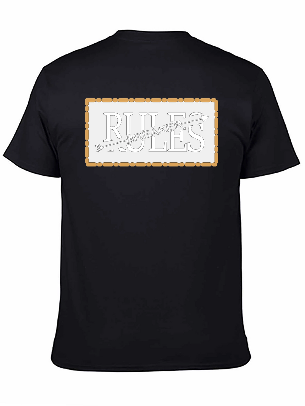 Rules Breaker Graphic Tee - Mens Black T-Shirt