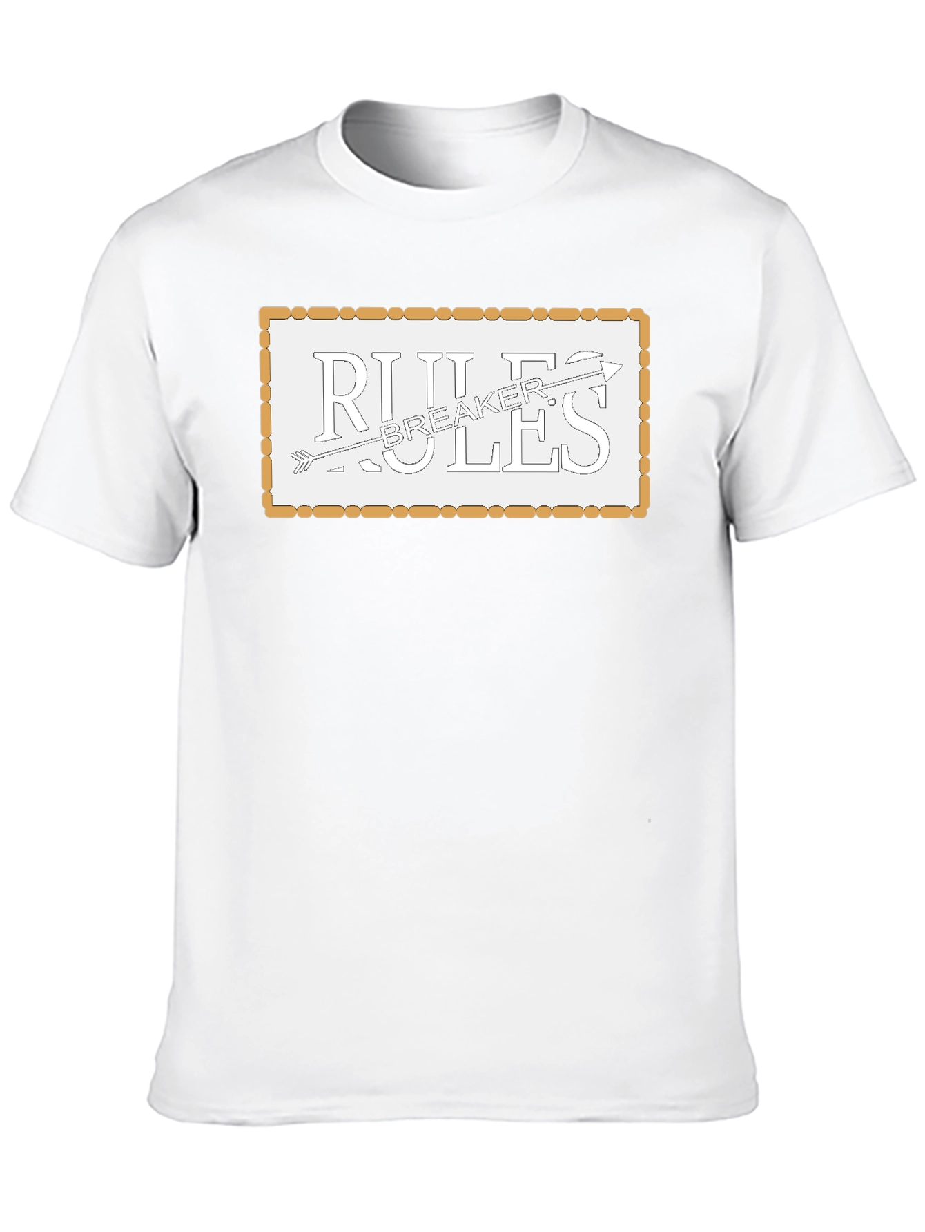 Rules Breaker Graphic Tee - Mens Black T-Shirt