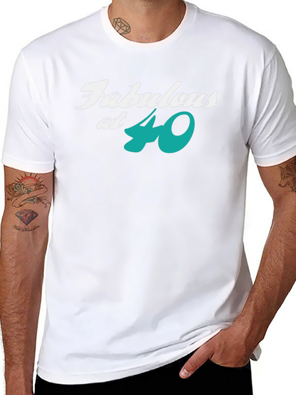Fabulous at 40 Black T-Shirt
