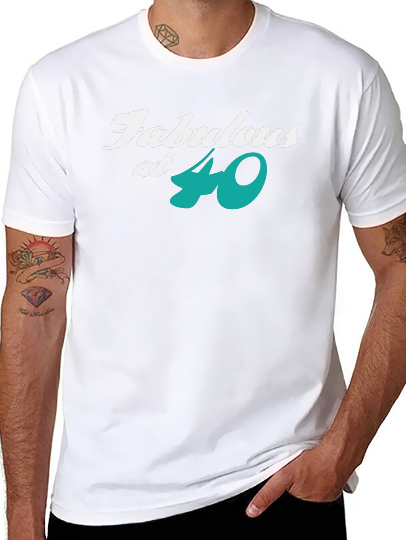Fabulous at 40 Black T-Shirt