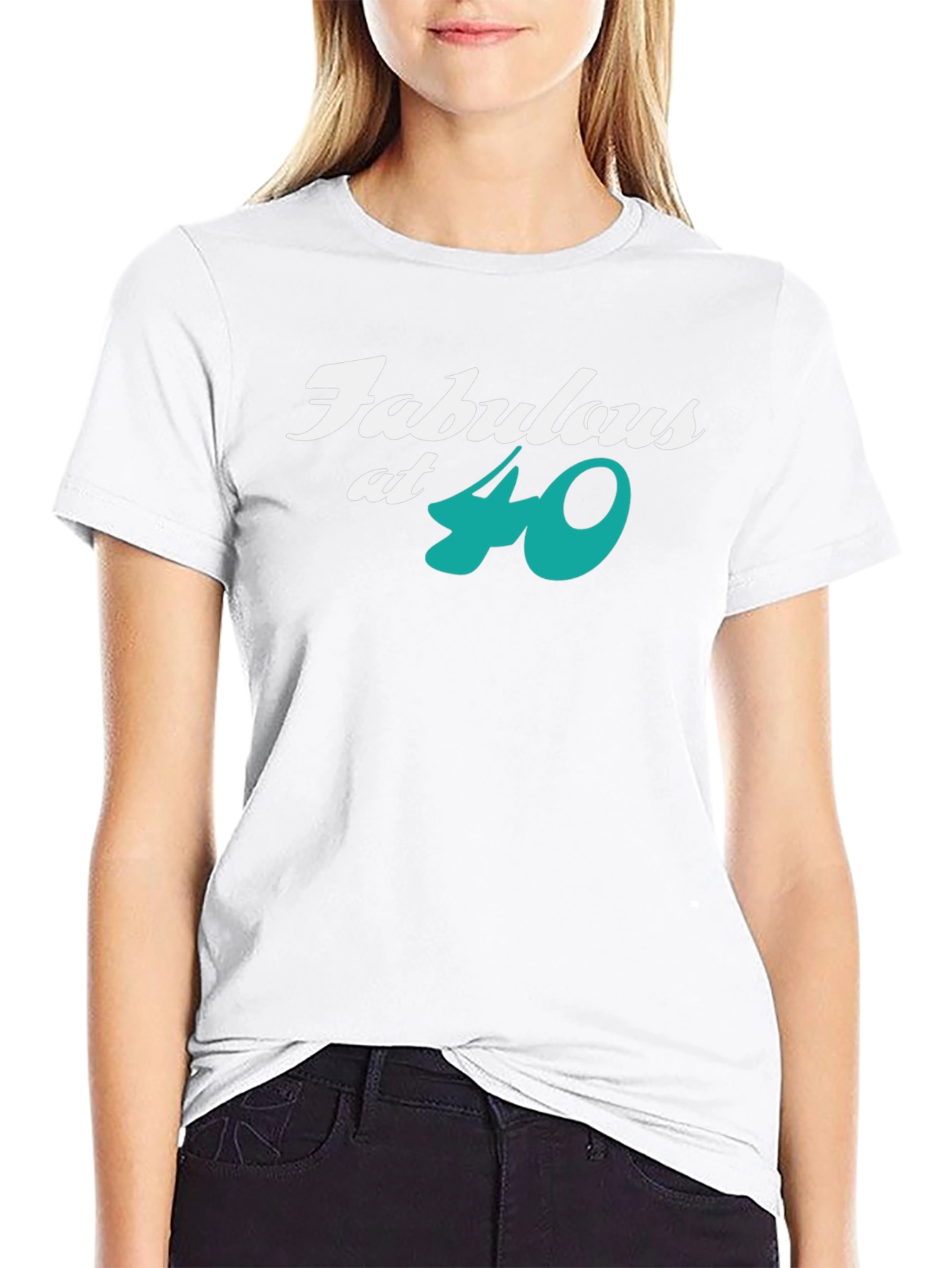 Fabulous at 40 Black T-Shirt