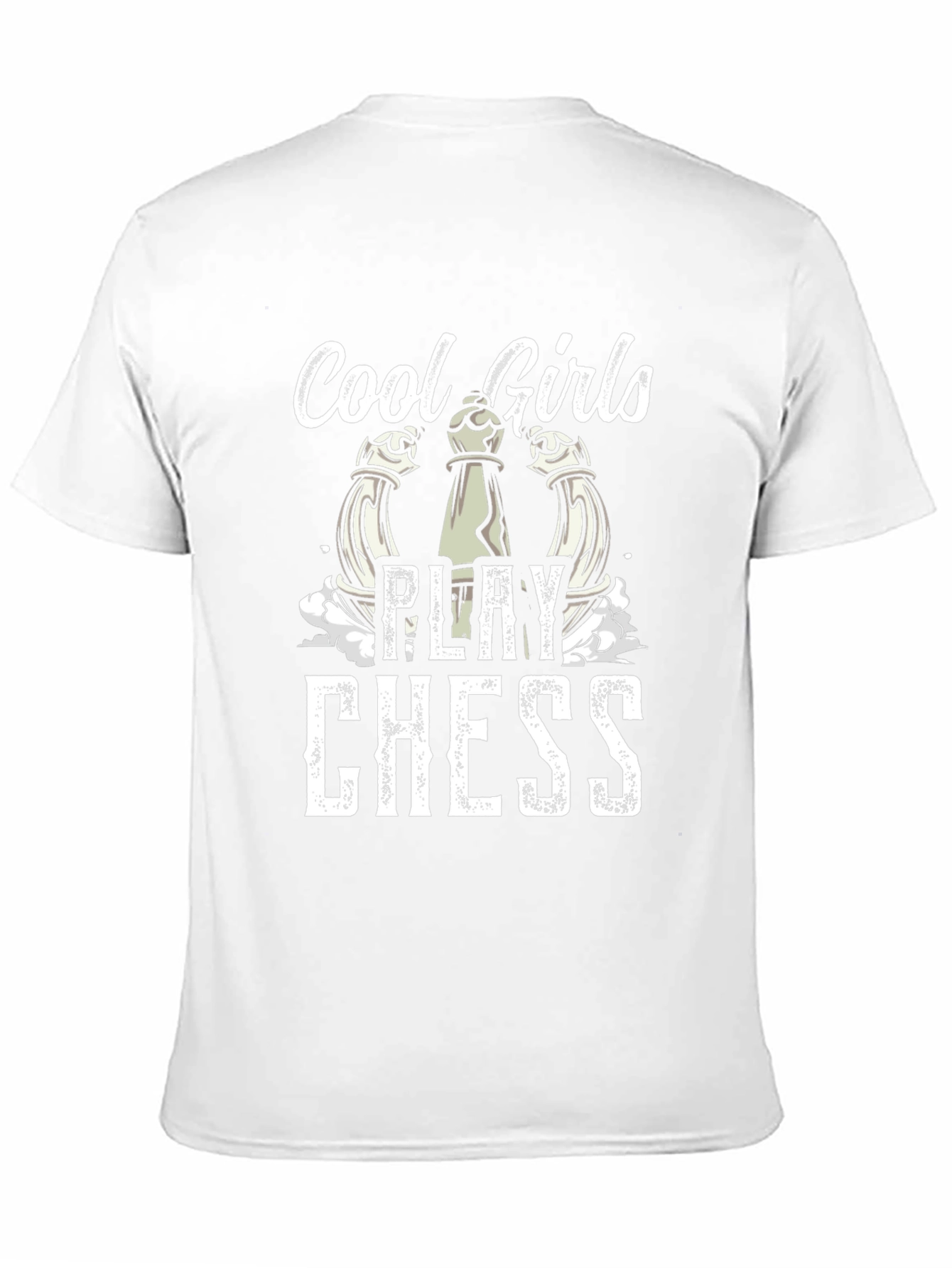 Cool Girls Play Chess T-Shirt - Black Cotton Tee