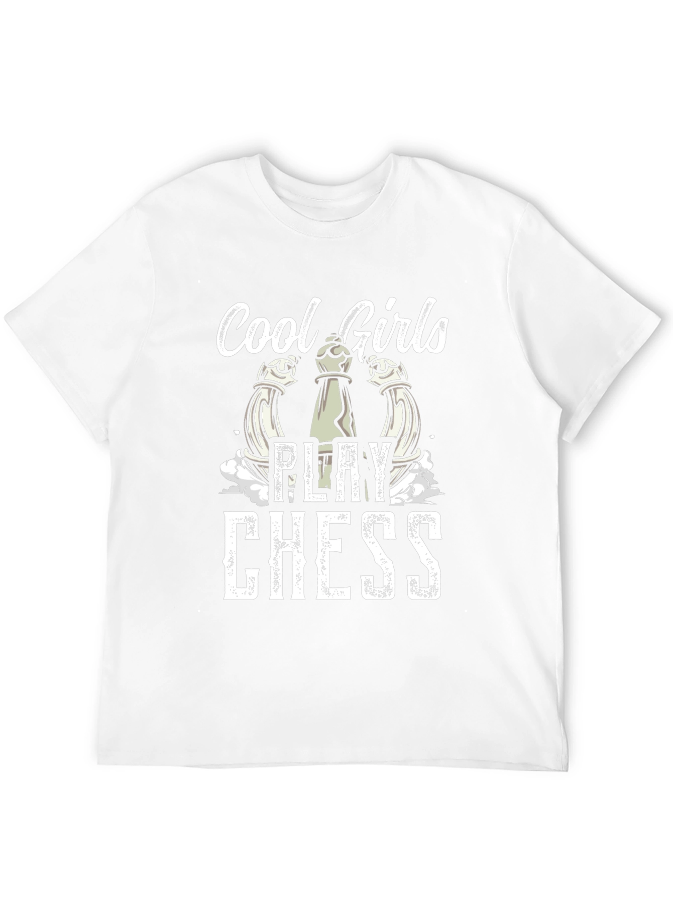 Cool Girls Play Chess T-Shirt - Black Cotton Tee