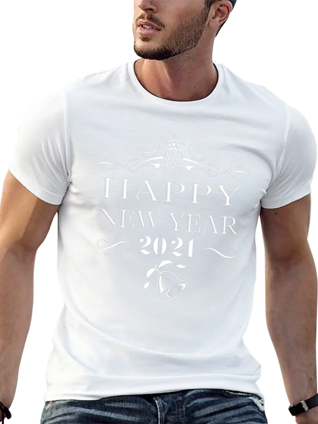Happy New Year 2021 T-Shirt - Black Holiday Tee