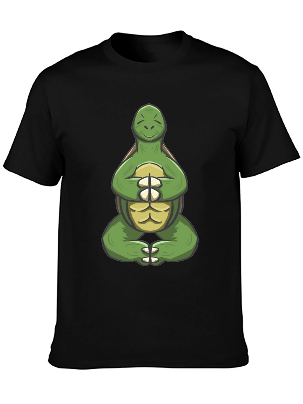 Zen Turtle Graphic Tee - Meditating Reptile T-Shirt