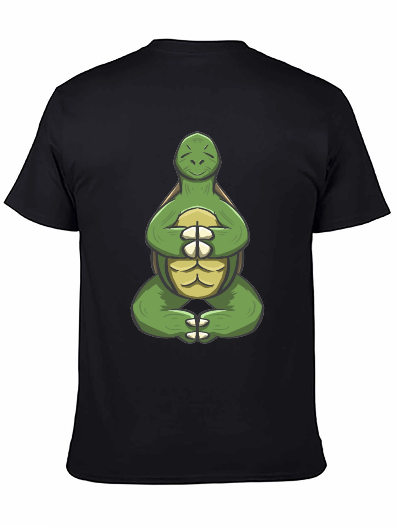 Zen Turtle Graphic Tee - Meditating Reptile T-Shirt
