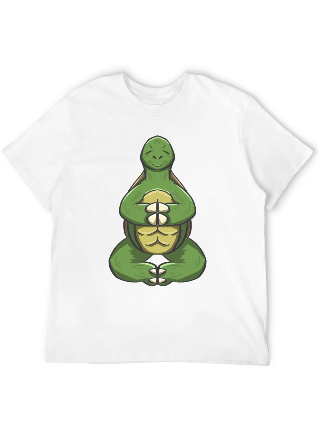 Zen Turtle Graphic Tee - Meditating Reptile T-Shirt