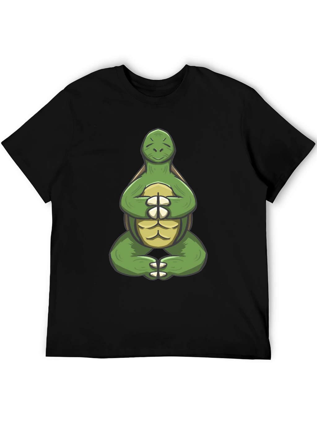 Zen Turtle Graphic Tee - Meditating Reptile T-Shirt