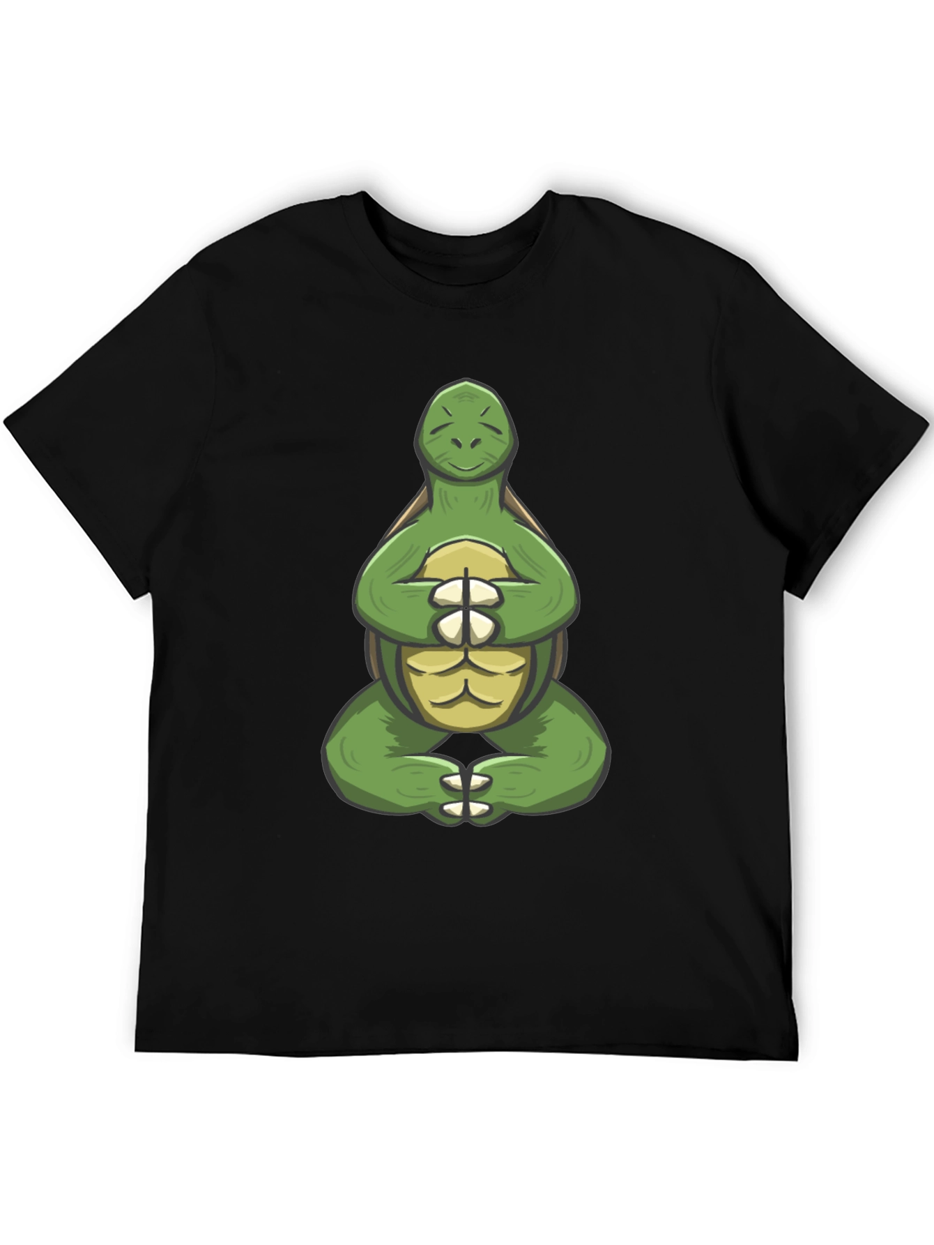 Zen Turtle Graphic Tee - Meditating Reptile T-Shirt
