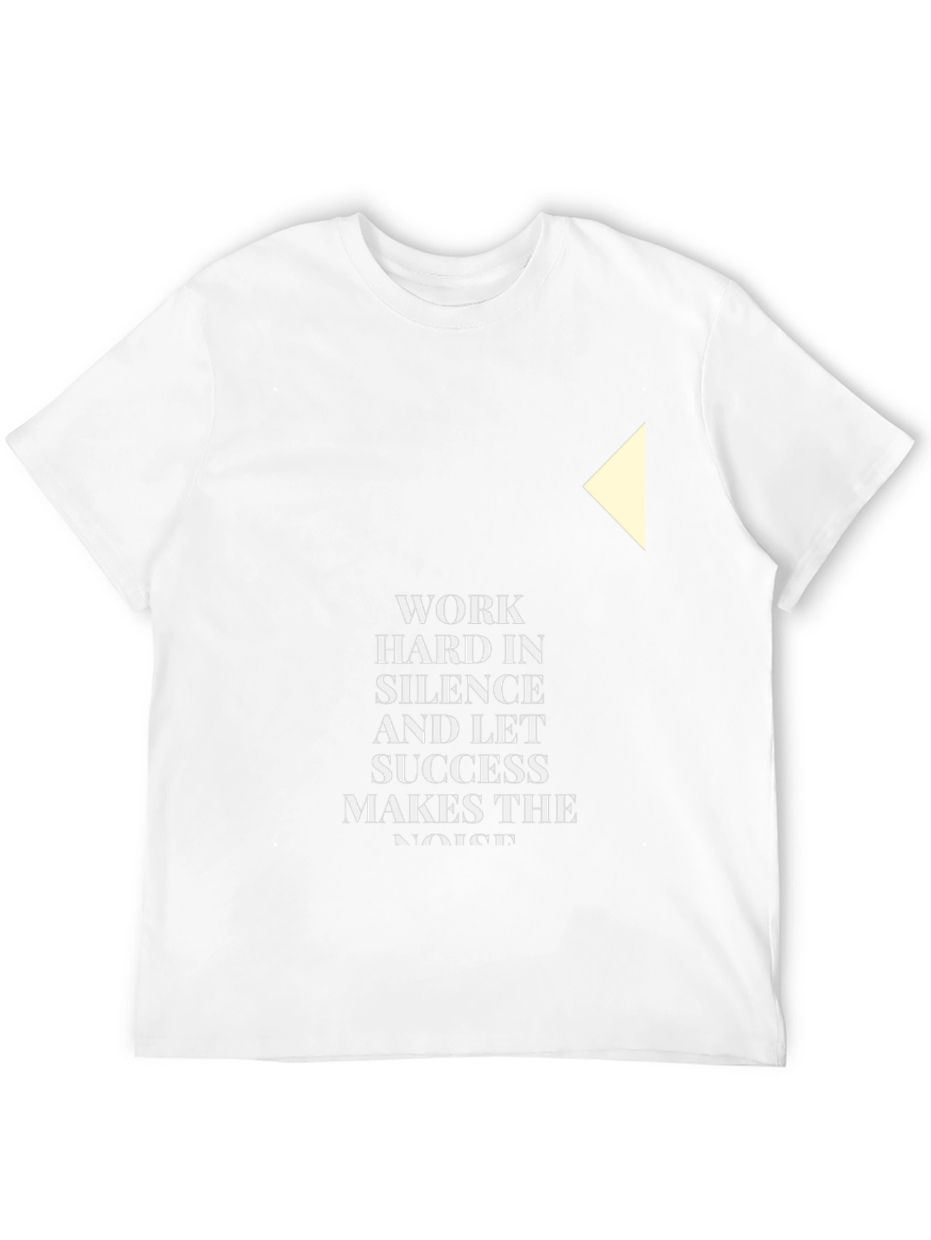 Inspirational Graphic Tee - Work Hard In Silence