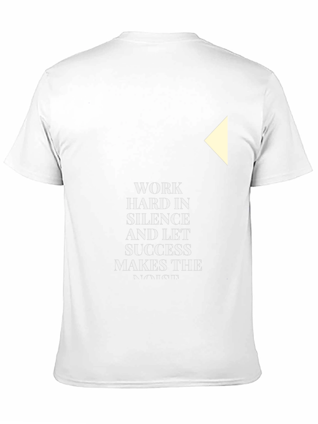 Inspirational Graphic Tee - Work Hard In Silence