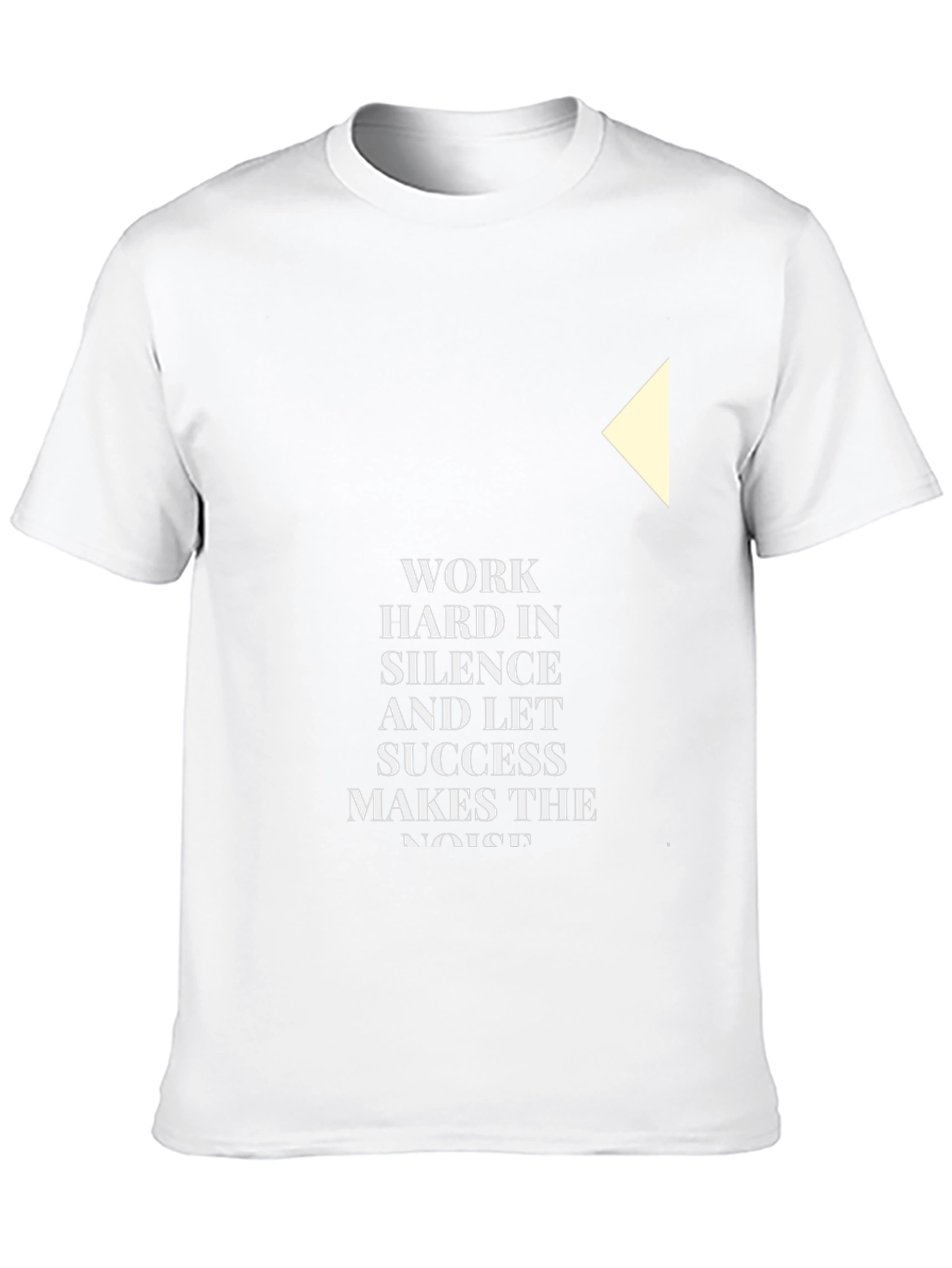Inspirational Graphic Tee - Work Hard In Silence