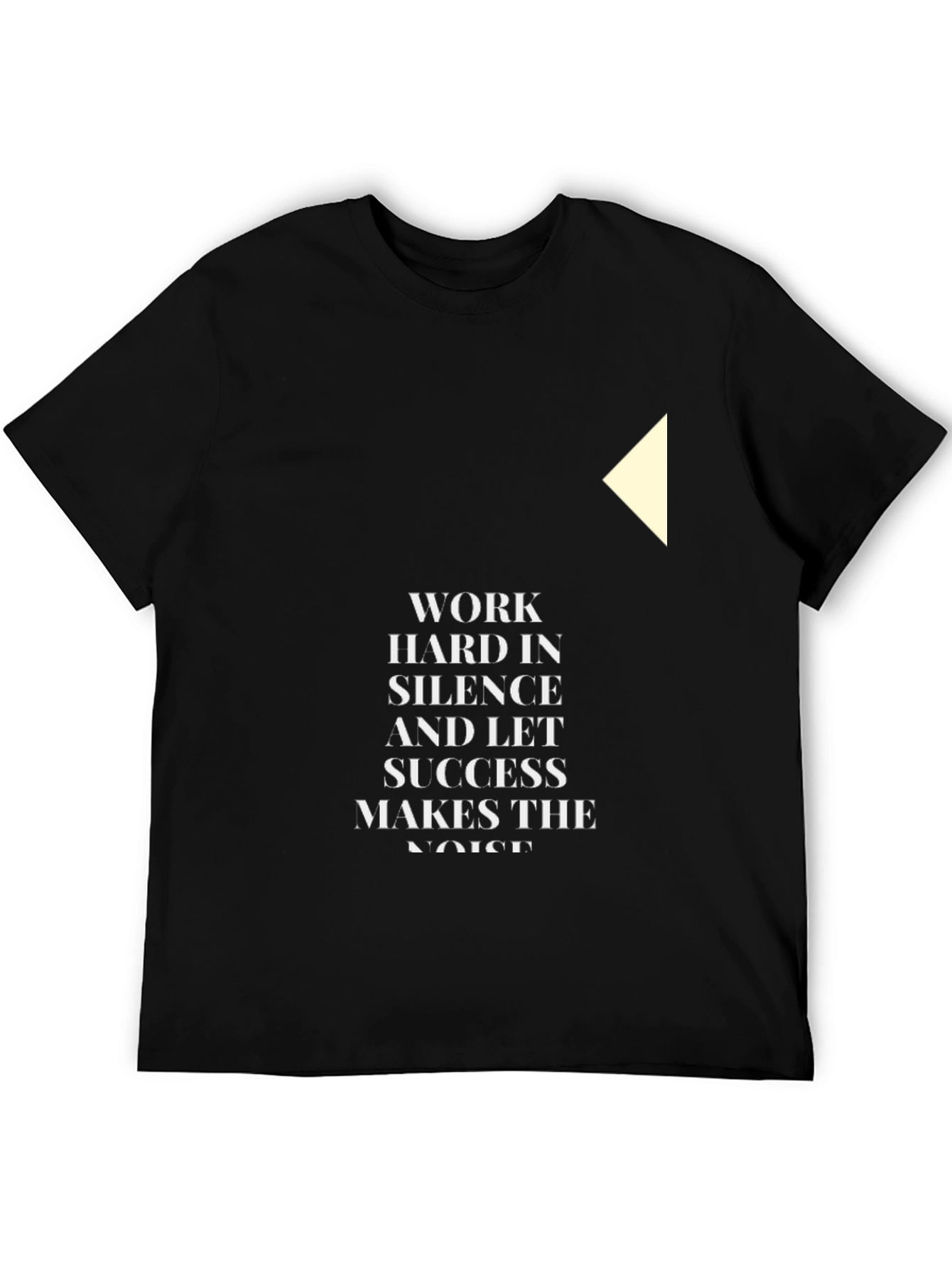 Inspirational Graphic Tee - Work Hard In Silence