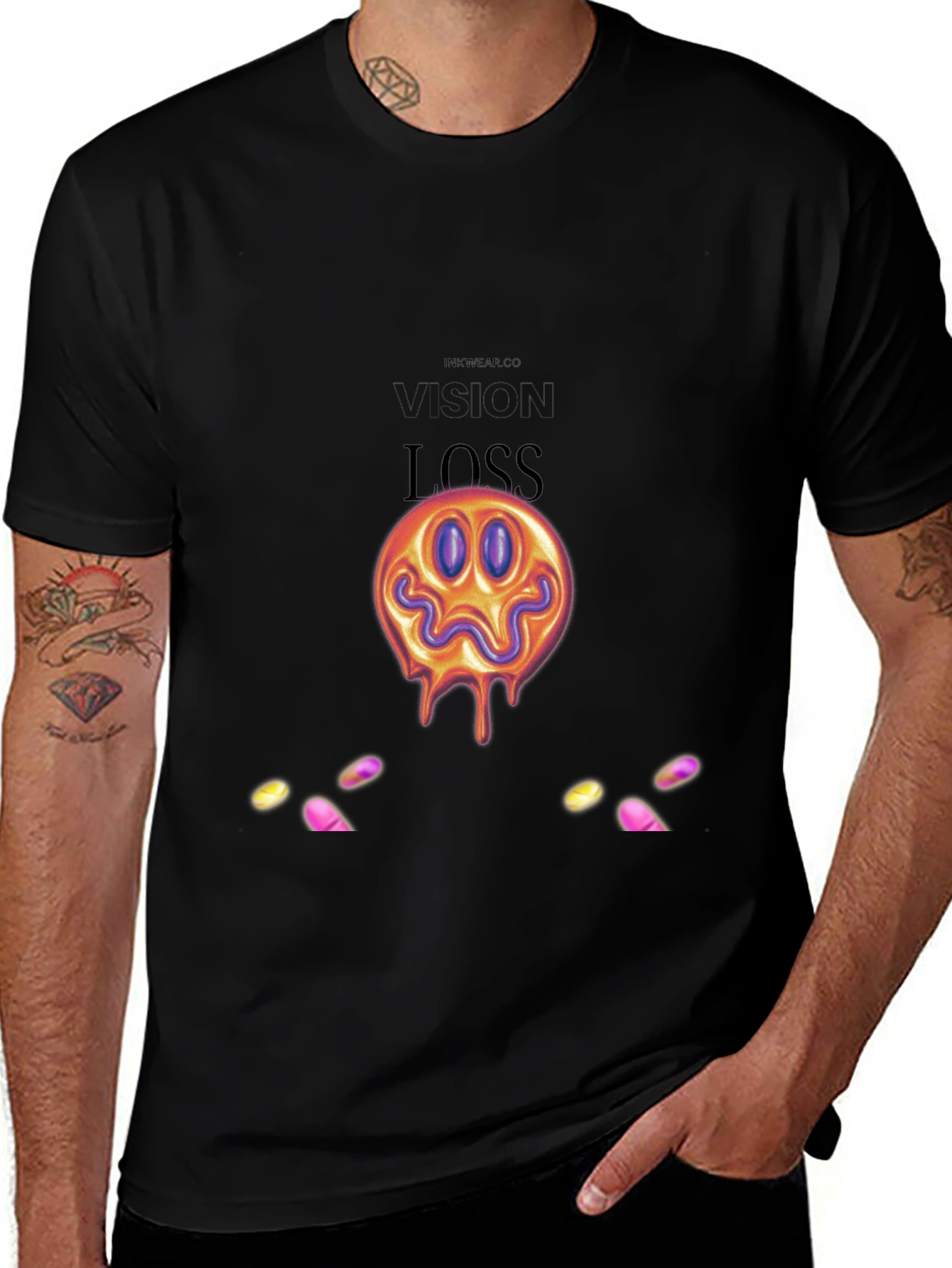 Vision Loss Graphic T-Shirt