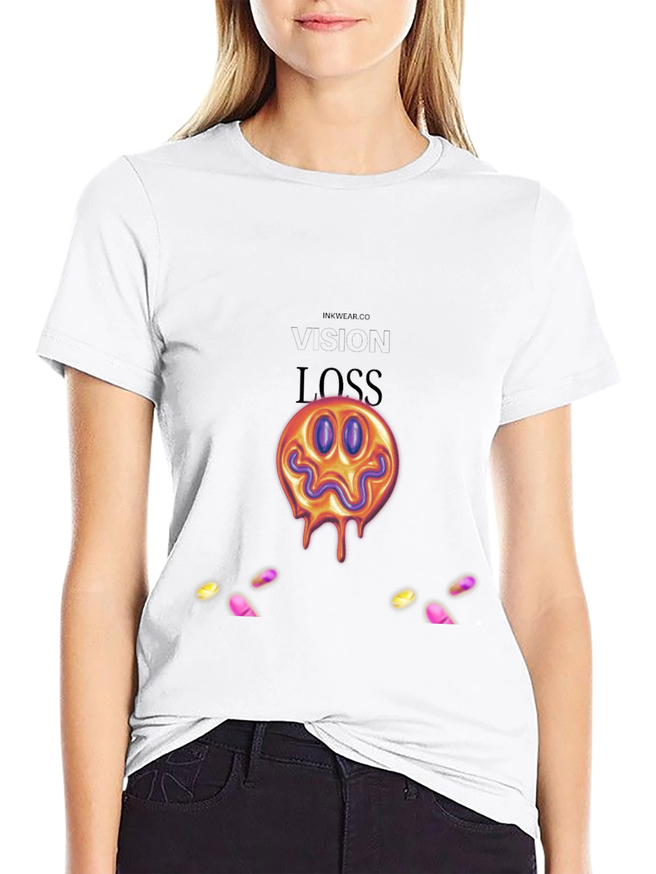 Vision Loss Graphic T-Shirt