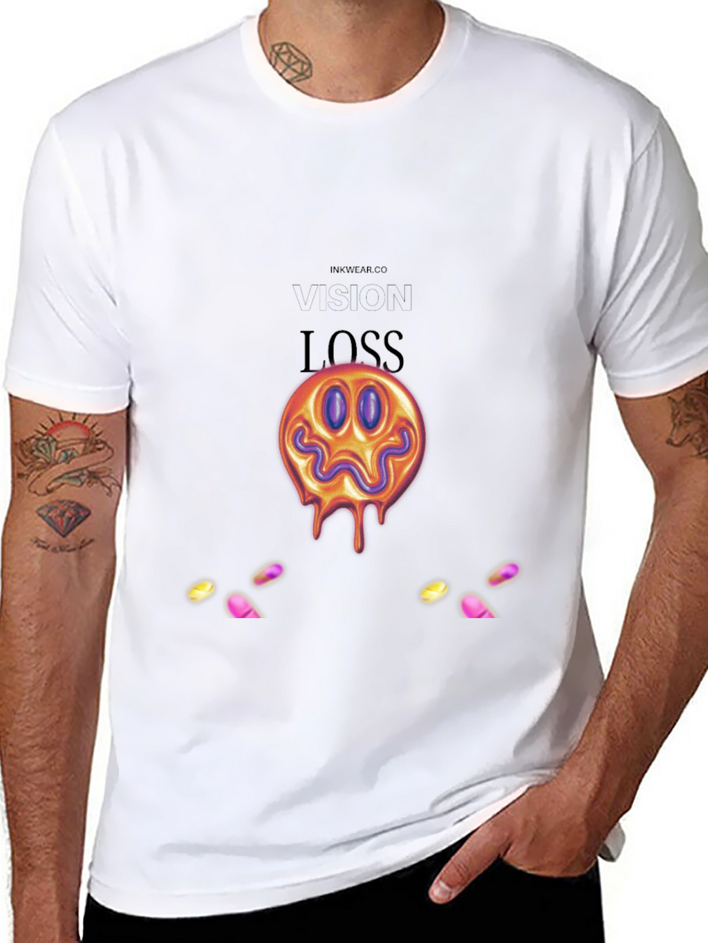 Vision Loss Graphic T-Shirt