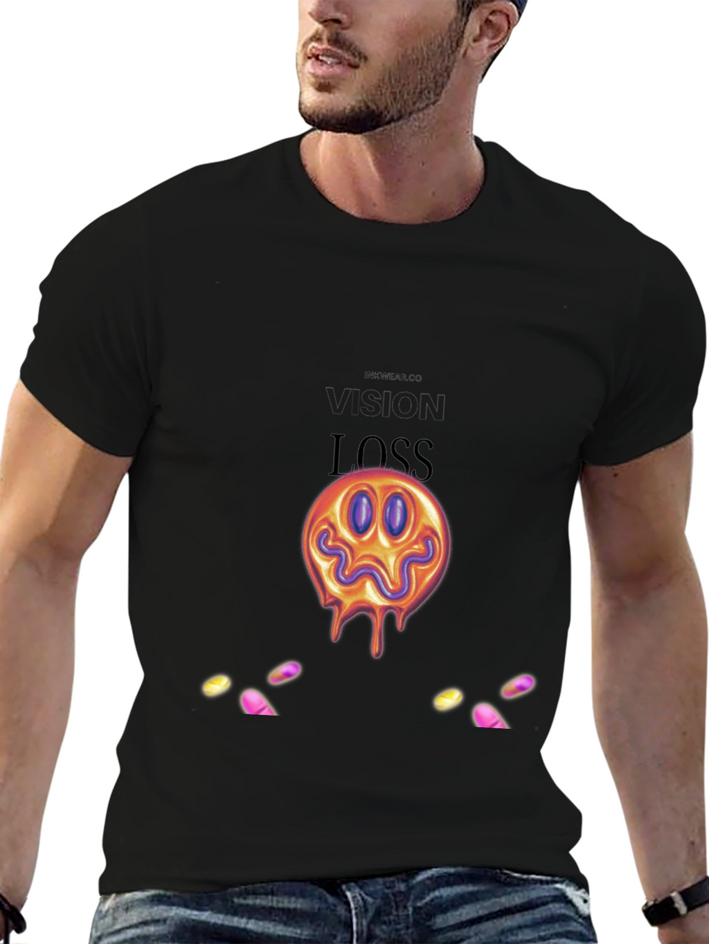 Vision Loss Graphic T-Shirt