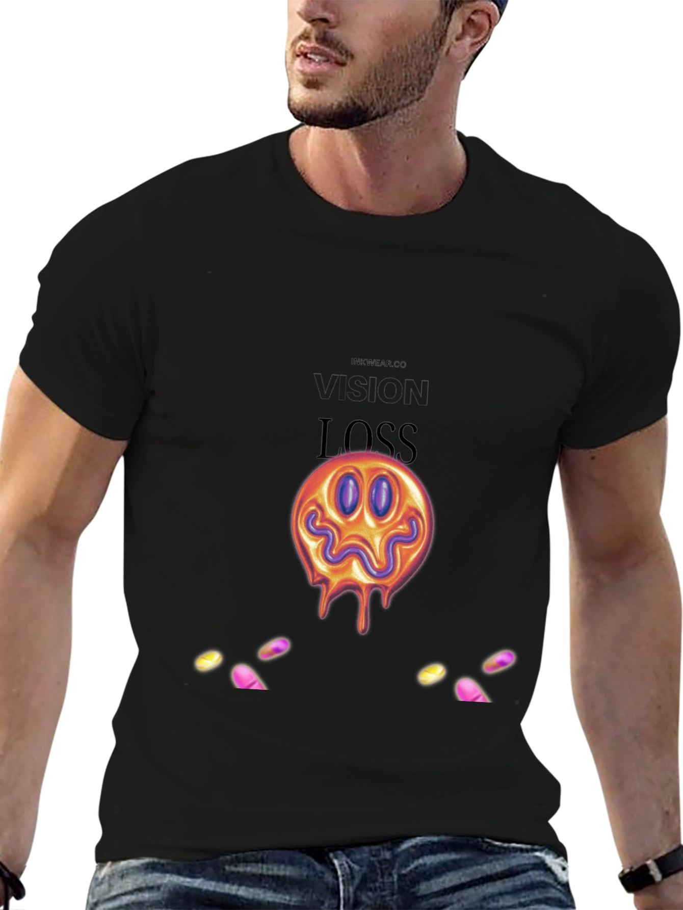 Vision Loss Graphic T-Shirt