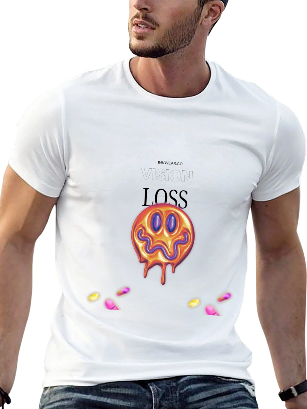 Vision Loss Graphic T-Shirt