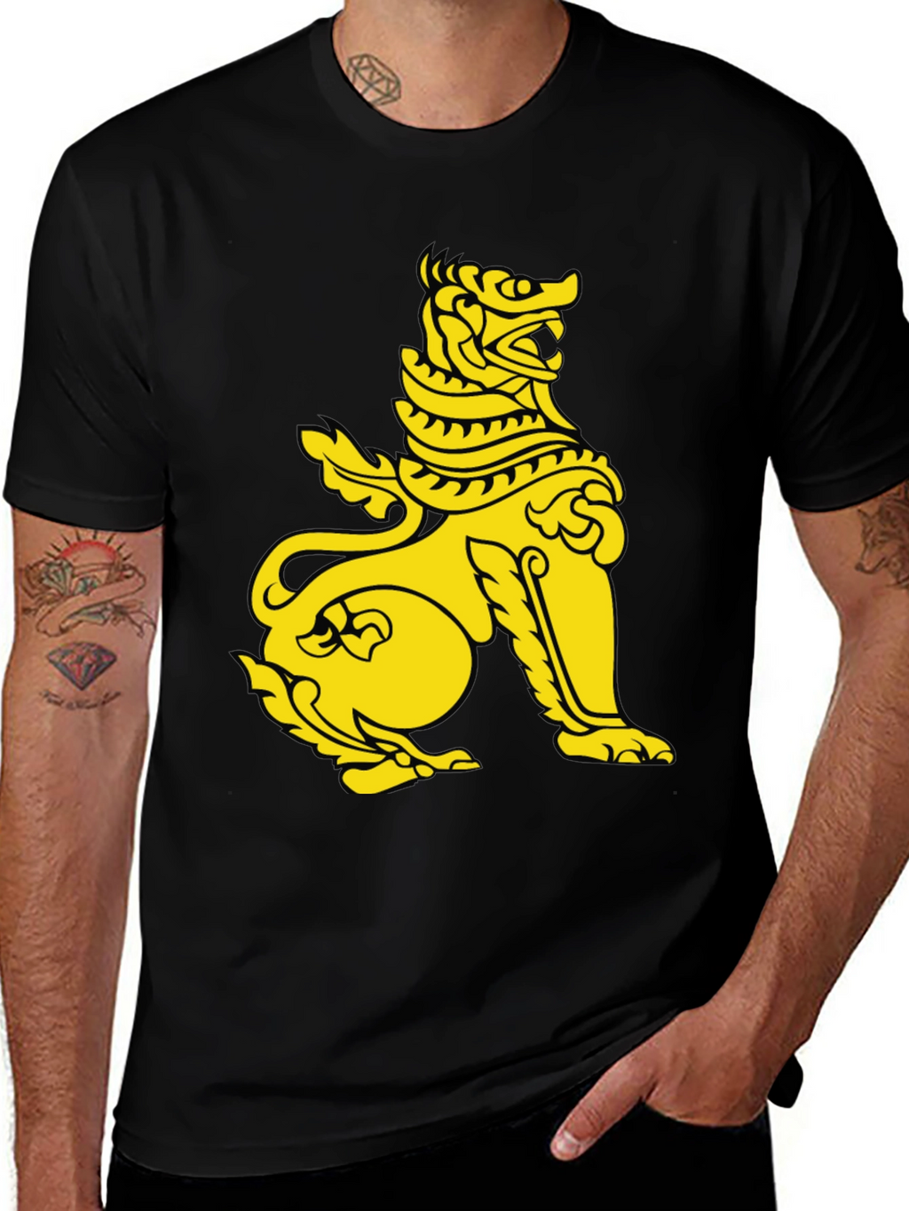 Bold Lion Graphic Tee - Statement Style