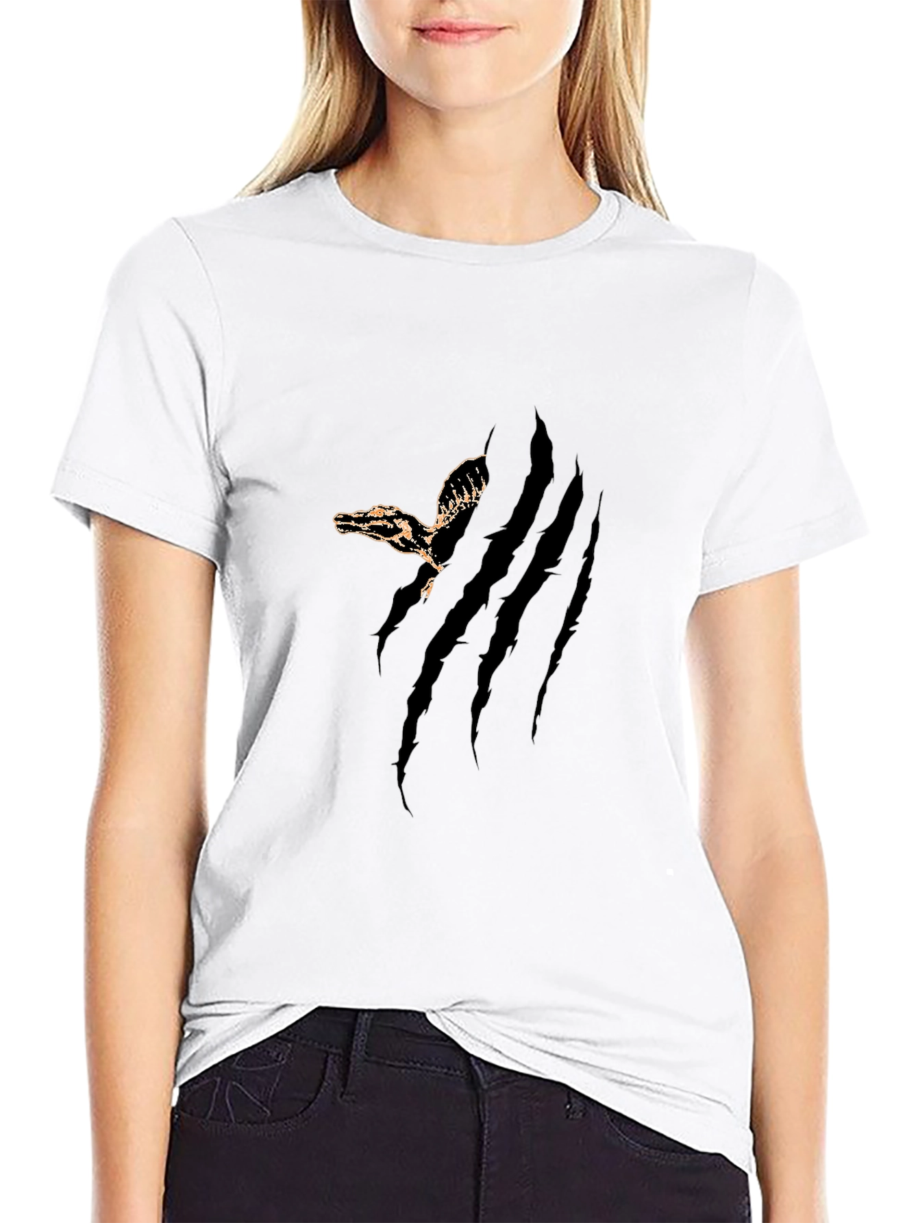 Mens Clawed Reptile Graphic Tee