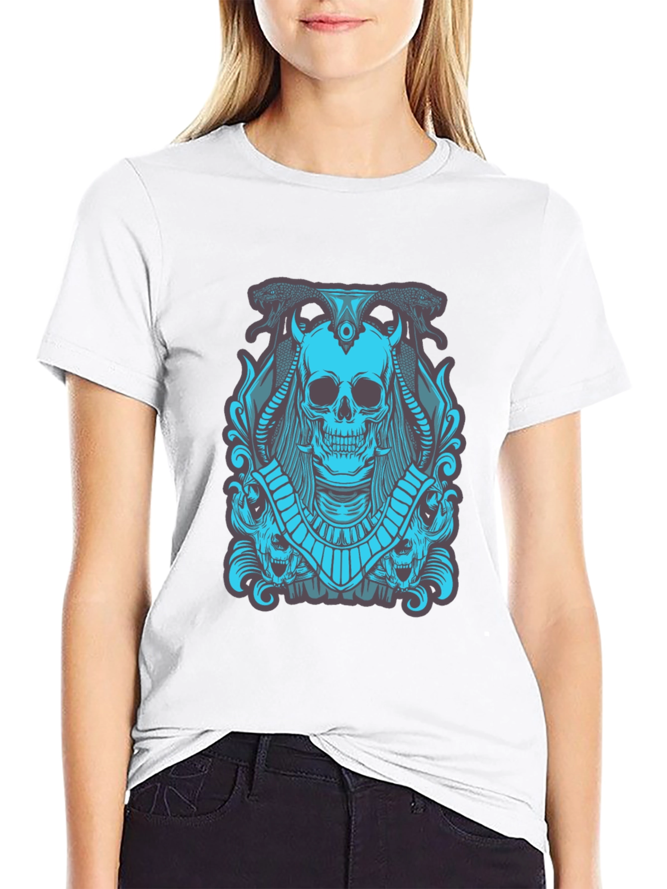 Skull Graphic T-Shirt - Dark and Edgy Design