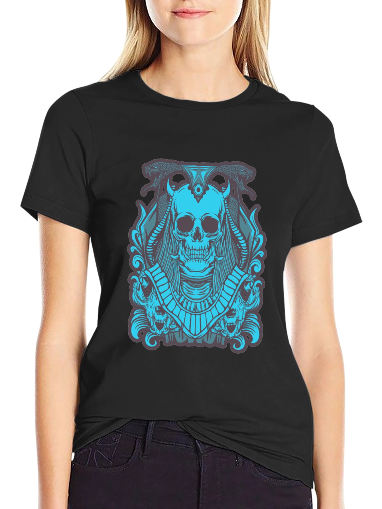 Skull Graphic T-Shirt - Dark and Edgy Design