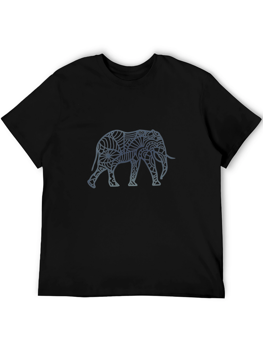 Elephant Graphic Tee - Stylish Black T-Shirt