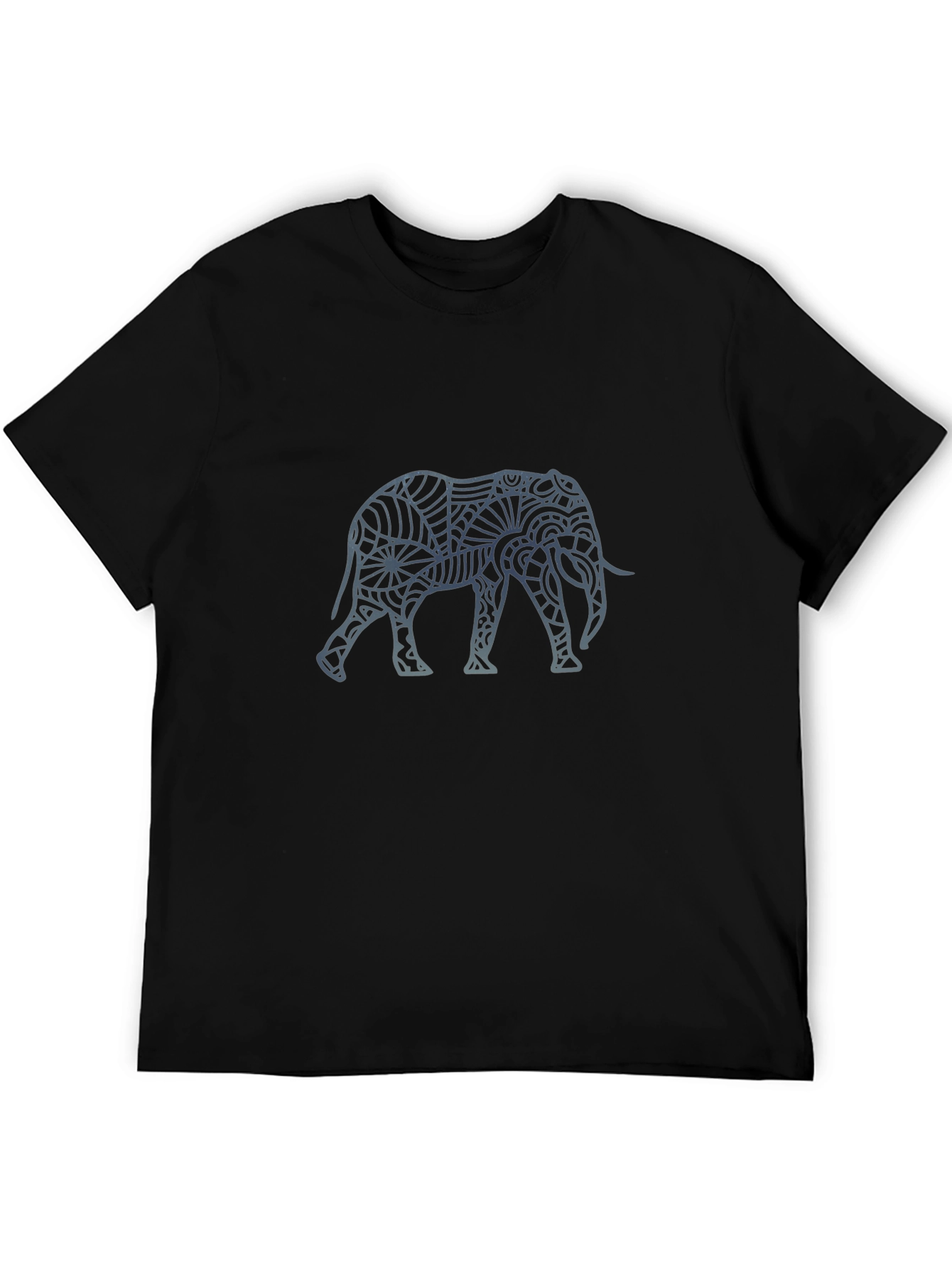 Elephant Graphic Tee - Stylish Black T-Shirt