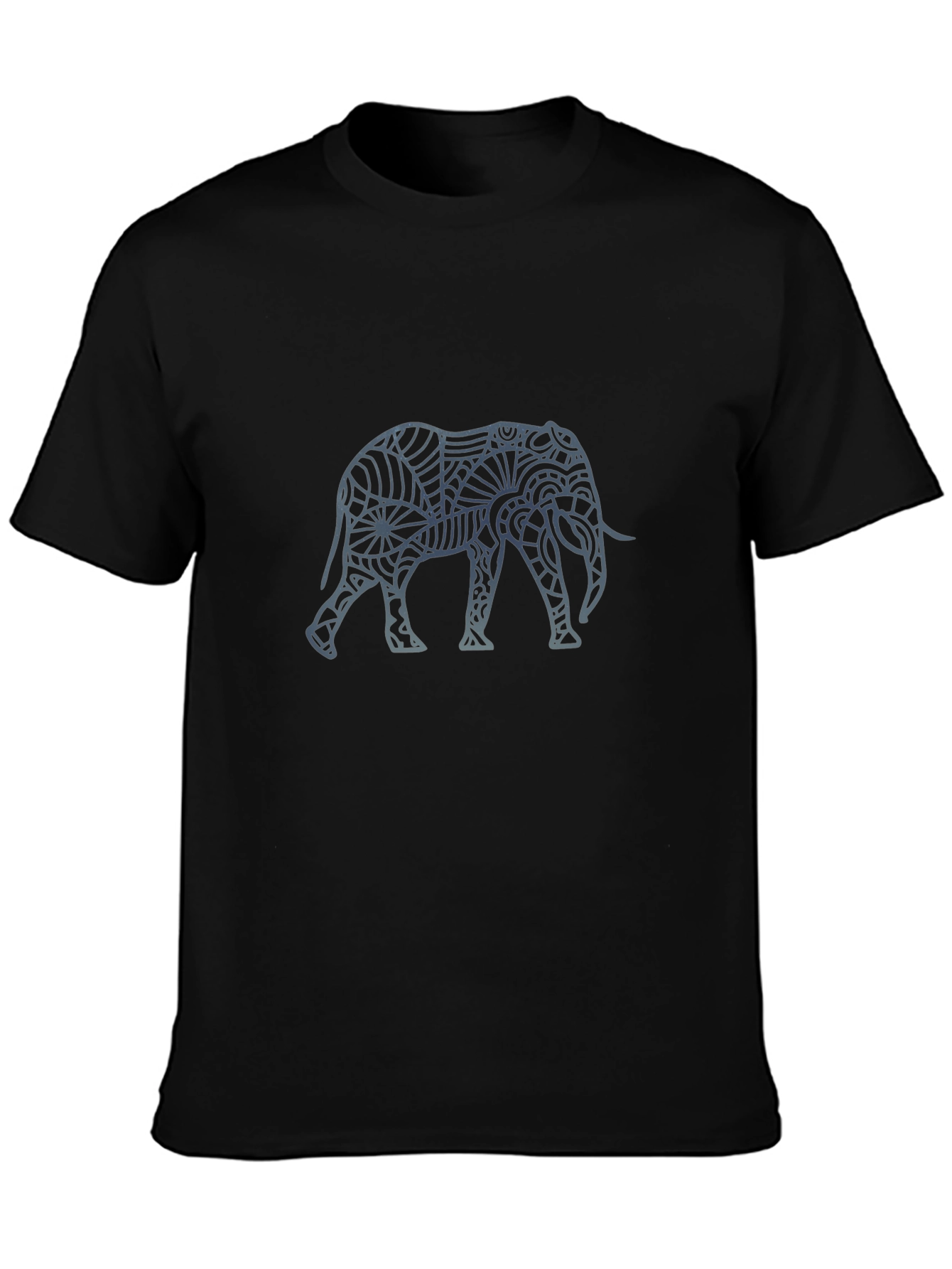 Elephant Graphic Tee - Stylish Black T-Shirt