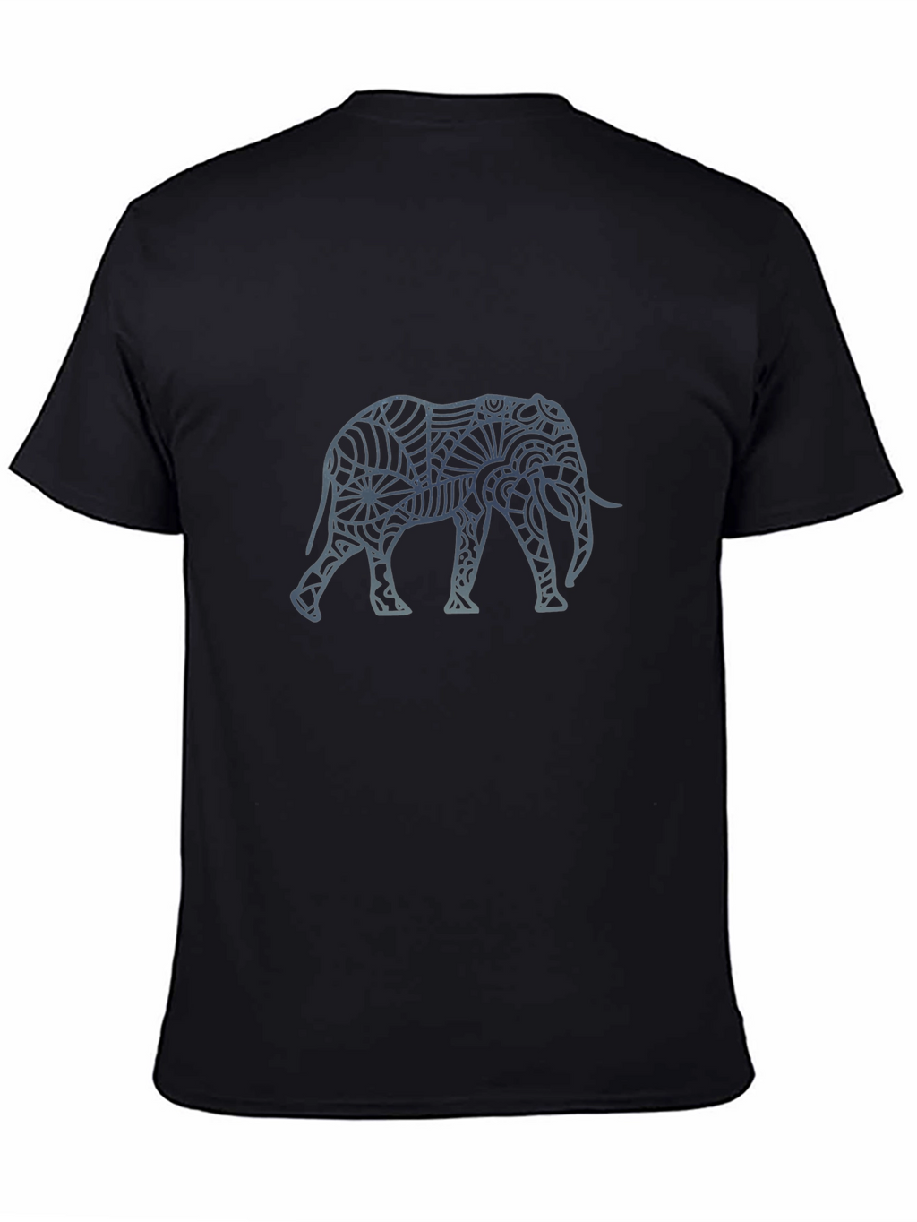 Elephant Graphic Tee - Stylish Black T-Shirt