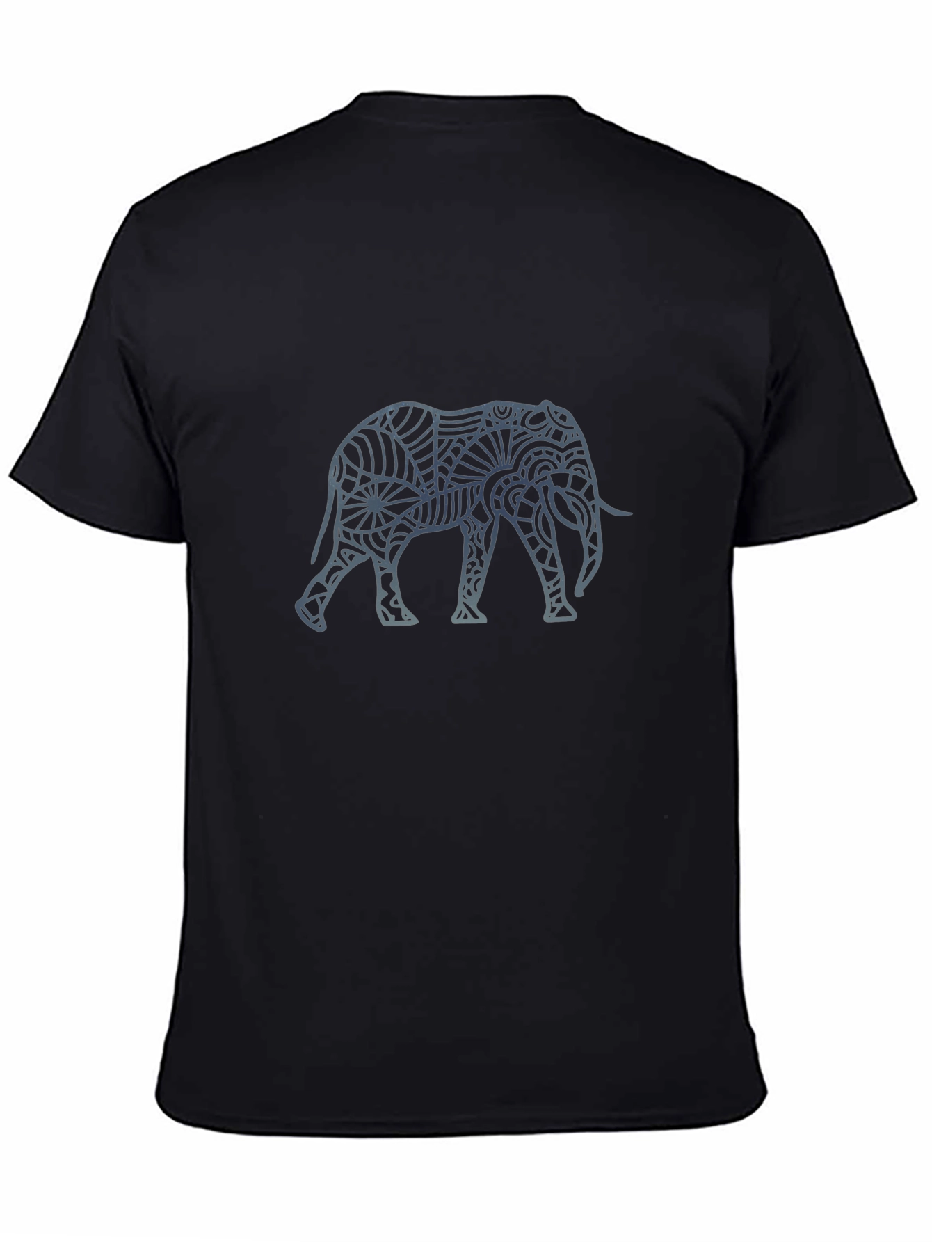 Elephant Graphic Tee - Stylish Black T-Shirt
